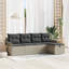 251cm Wide Patio Sofa with Cushions