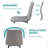 Karmenu Linen Upholsered Dining Chair Set of 4-146214575-146486668