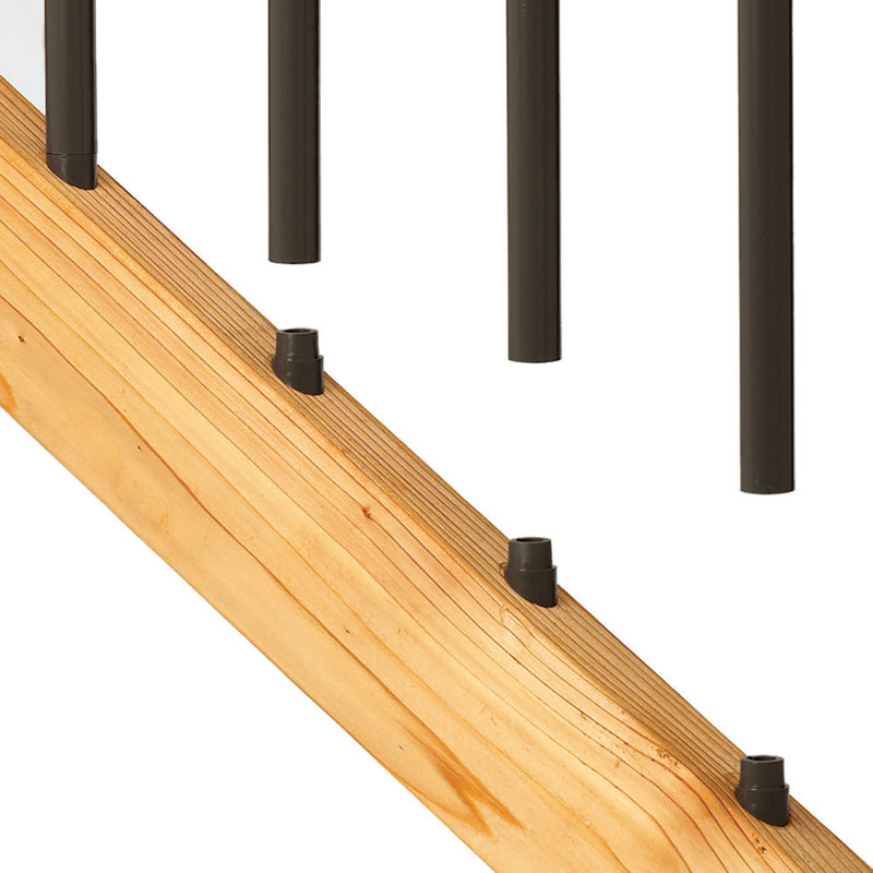 Deckorators Classic Baluster Stair Connectors, Brown