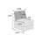Contemporary 5Pc Modular Sectional Set