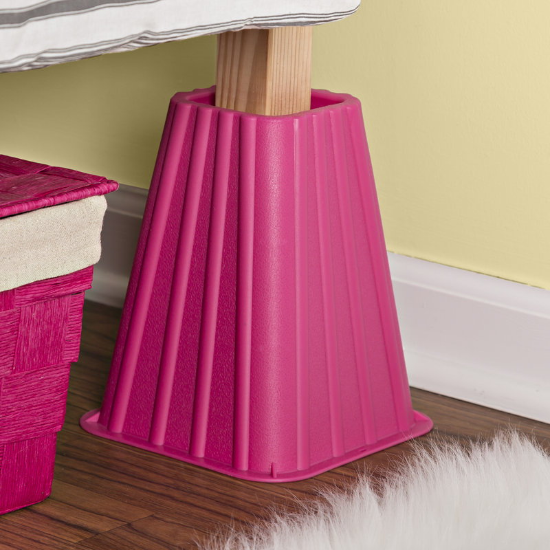 Lit surélevé empilable Wayfair Basics® Buser, Rose