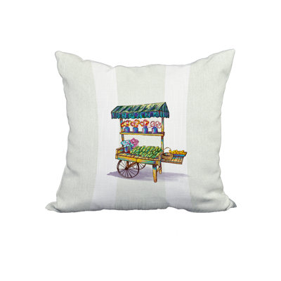 Housse et insert de coussin carré Veggie