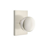 Privacy Laurent Knob with Modern Rectangular Rose