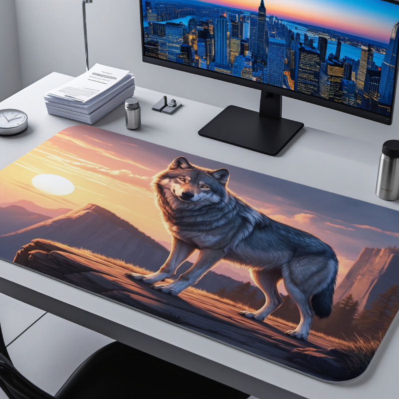 Polyester Desk Pad, 23.6x13.8