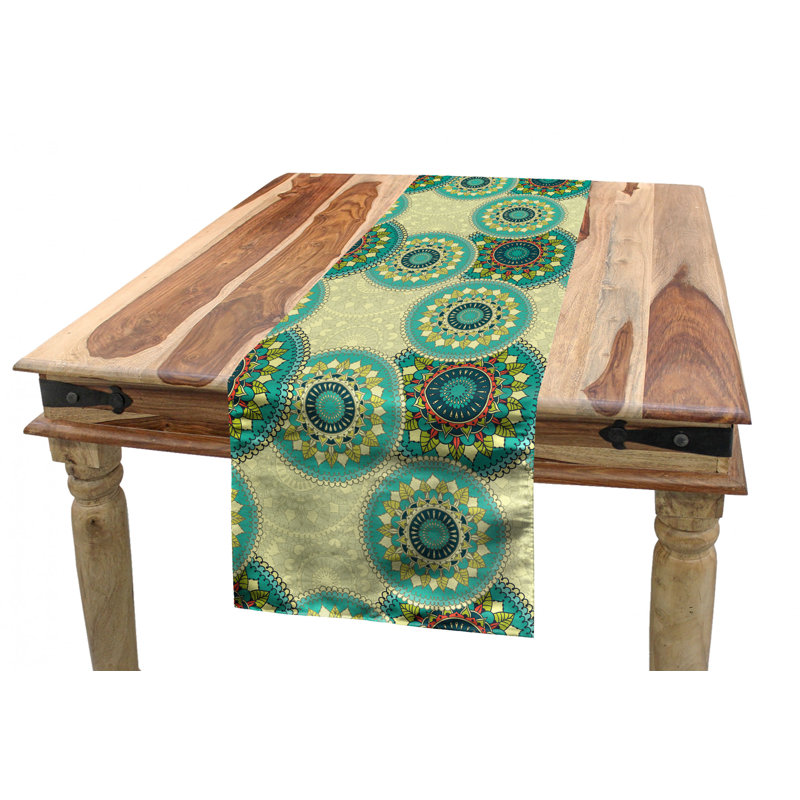 Mandala Table Runner, 90" x 16"