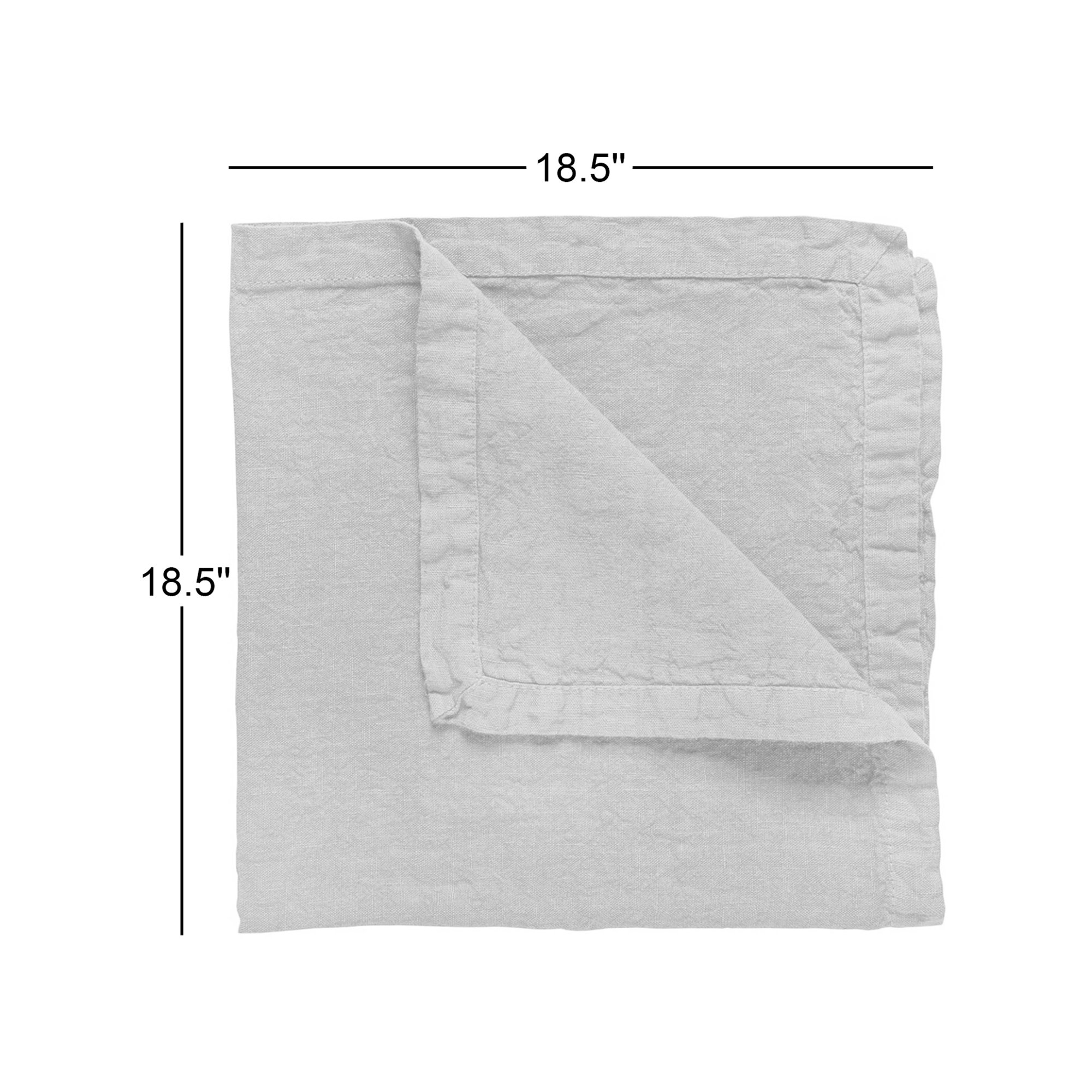 Napkin 100% Linen Maria, Chalk White