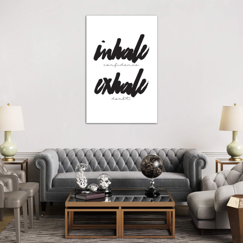 Inhale/Exhale - Wrapped Canvas Print, 101.6 cm H x 66.04 cm W x 3.175 cm D
