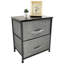 Table de chevet 2 tiroirs Kissner