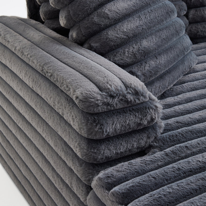 Canapé-lit pour 2 personnes Cloud Sleeper, Gris clair