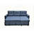 Convertible L-Shaped Sectional Sleeper Sofa Bed-2047455536