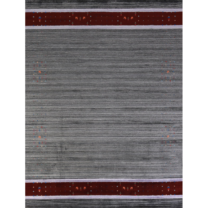 Handmade Wool Gabbeh Indian Area Rug 8x10