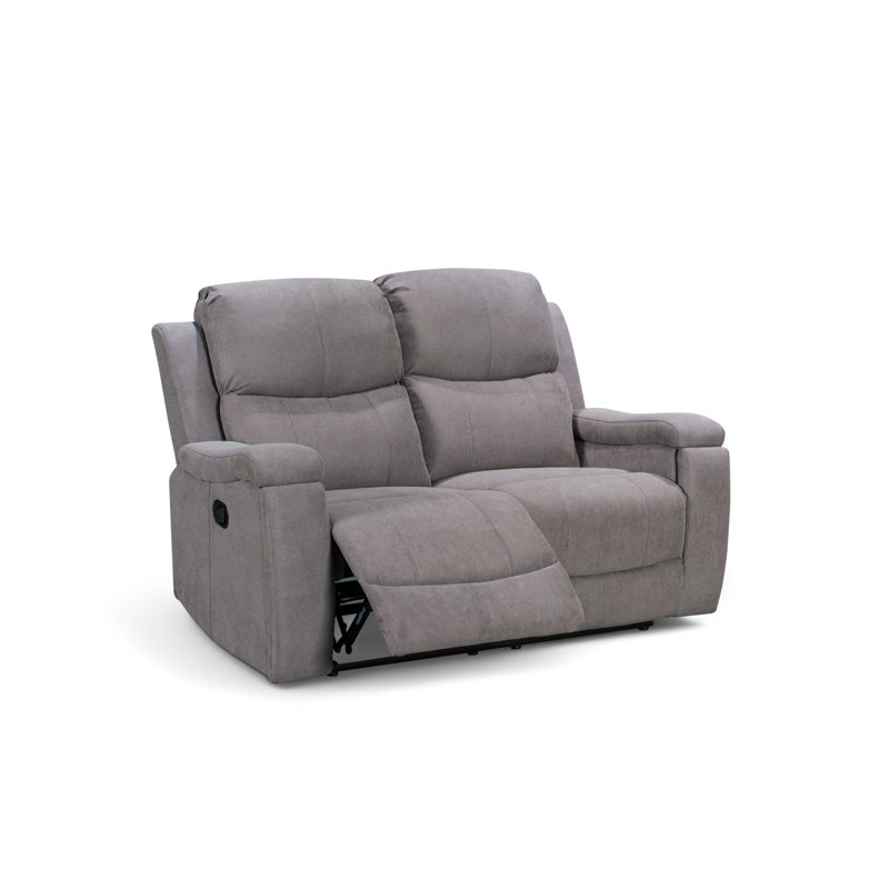 Reclining Sofa, 2, Light Grey