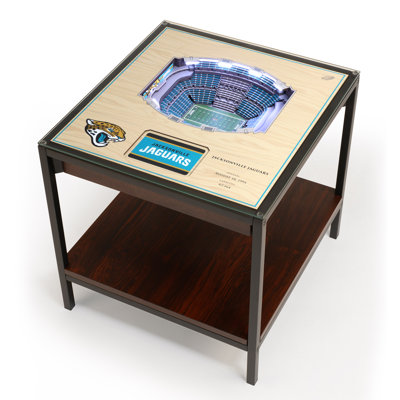 Husik NFL 25-Layer StadiumViews Lighted End Table