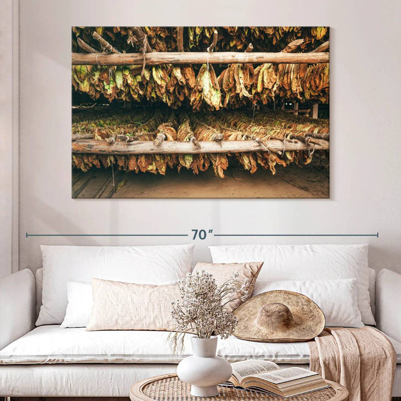 Harnek Tobacco Curing, 34" H x 51" W