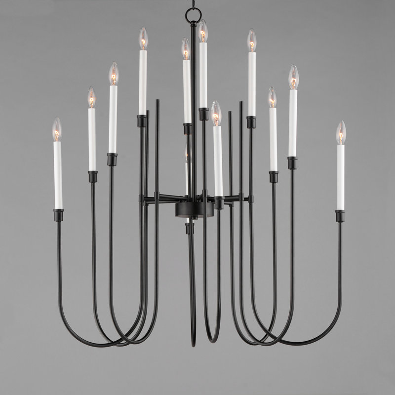 Lustre classique à 12 lumières de style bougie Wrightsville
