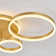 Assael Ceiling Light 3-Light 50cm LED Flush Mount with Remote Control