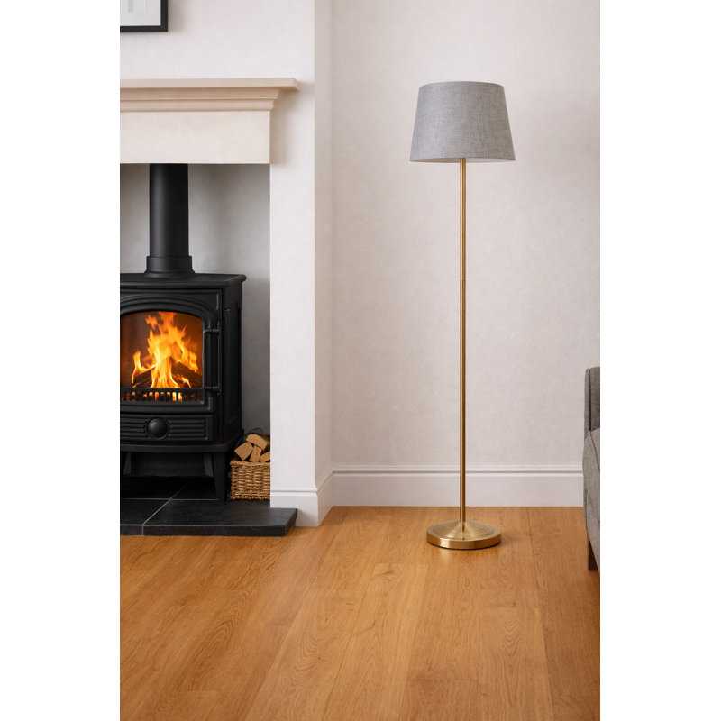 Elwaine 150cm Antique Brass Metal Floor Lamp