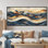 «Draizy Ducks Family At The Lake Landscape I - Duck», art mural