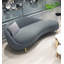 Chaise longue en velours de bois massif de style italien de luxe légère pour chambre à coucher et salon