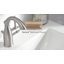 Robinet de salle de bain à trou unique avec drain Moen Sarona et plaque optionnelle-39885032