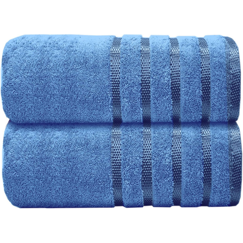 Mikeshia Premium Jumbo Bath Sheet Set, Blue