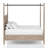 Dana Heights Canopy Bed – Mindi Veneers, Modern Transitional Wood Frame Bed-1612186890