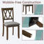 Ensemble de 4 chaises en bois massif