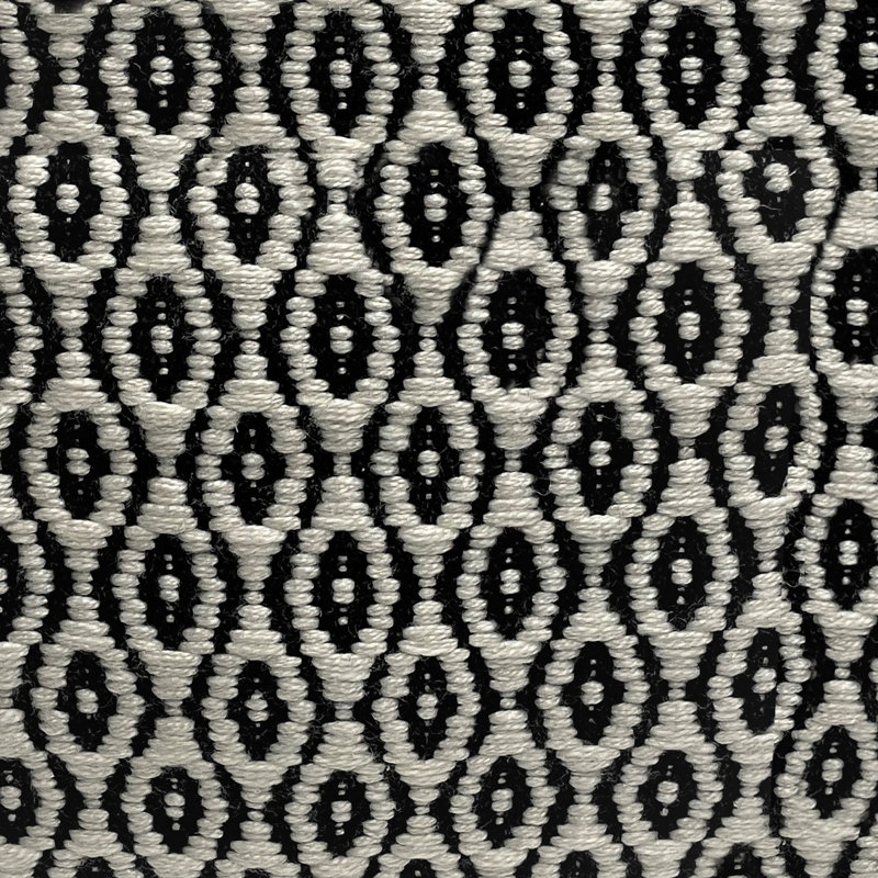 Kiana 18"W Woven Indoor/Outdoor Waterproof Square Pouf