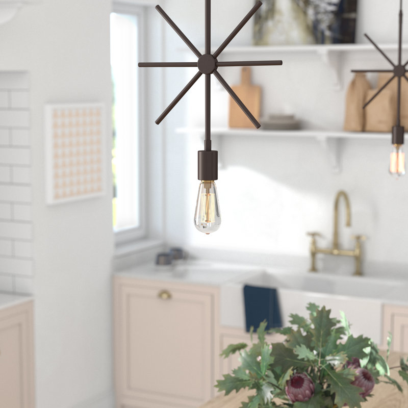 Luminaire suspendu pour une seule ampoule 1 lumières Marblehead
