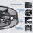 26 Inch Farmhouse Caged Ceiling Fan with Light, Remote & APP Control Quiet DC Motor  Black-172977929-173473605