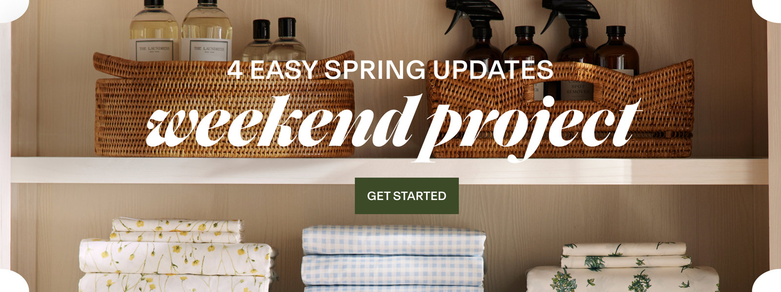4 Easy spring updates. Weekend Project. Get started.