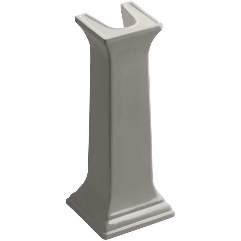 Memoirs Bathroom Sink Pedestal Only, Cashmere