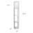 Modern Floor Lamp With Built-In Shelves And Linen Shade For Home Organization And Ambient Lighting