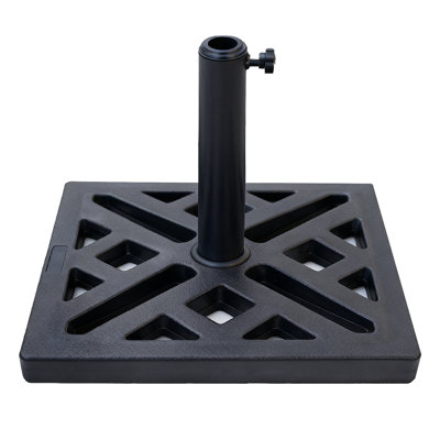cast iron blsck patio umbrella holder 33 lbs Base Stand Heavy Duty Outdoor Umbrella Base Made – Nuu Garden this black cast iron umbrella base is the reliable choice for outdoor shading needs Sunnydaze Black 18