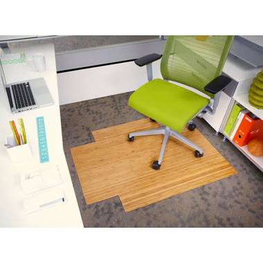 micykuxu Square Chair Mat with Straight Cut Edge for Firm Surfaces