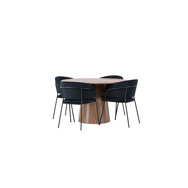 Francisco 4 - Person Dining Set, Beige