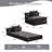 Floor Sofa Bed (Black)