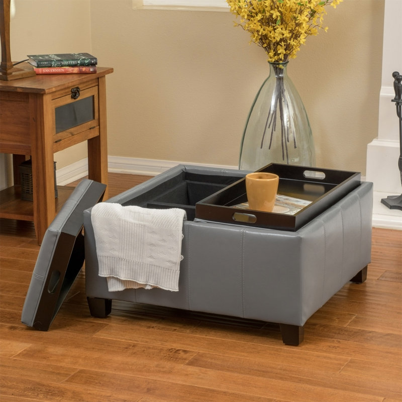 MANSFIELD OTTOMAN, Beacon Gray