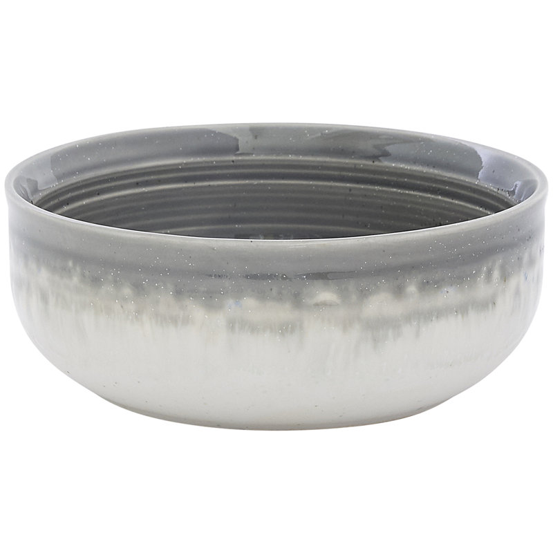 Hearth Grey Ceramic 16-Piece Dinnerware Set