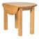 Hatcher  Drop Leaf Solid Oak Dining Table