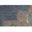 Tapis bleu Oushak 9 x 13