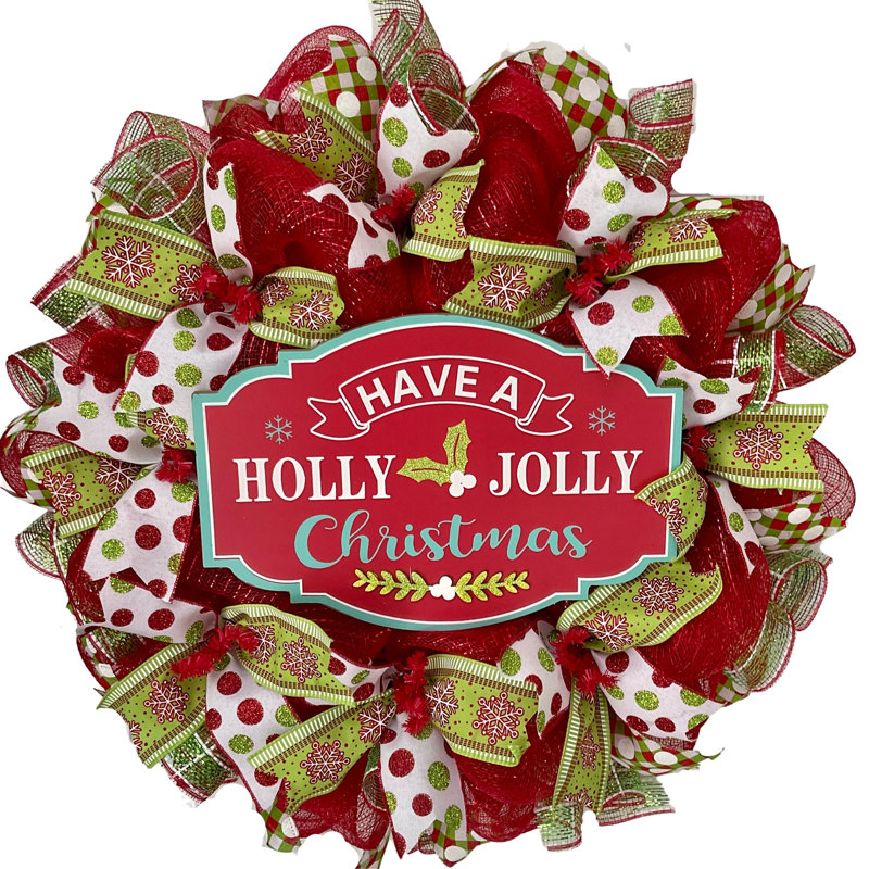Couronne de Noël Holly Jolly