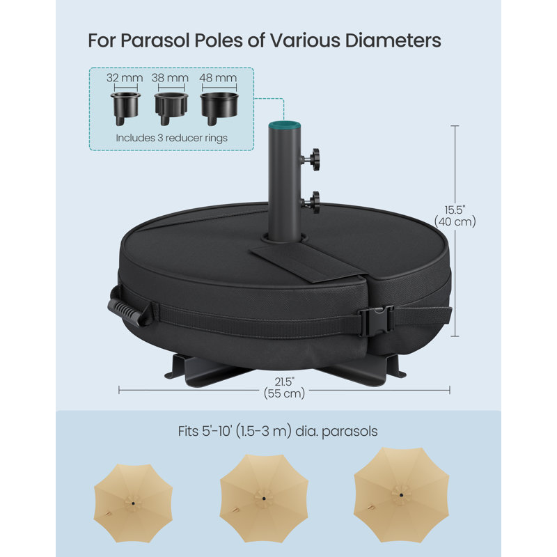 2.3kg Steel No Installation Needed Umbrella Base