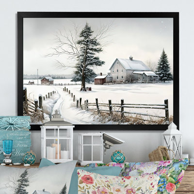 " Nebraska Farm In Winter "