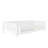 Twin bed with built-in bookshelf and high-quality safety guardrail,White-588674963-588674960
