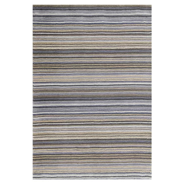 Abderdeen Hand Tufted Wool Grey/Light Bue/Taupe Rug, Rectangle 120 x 170cm