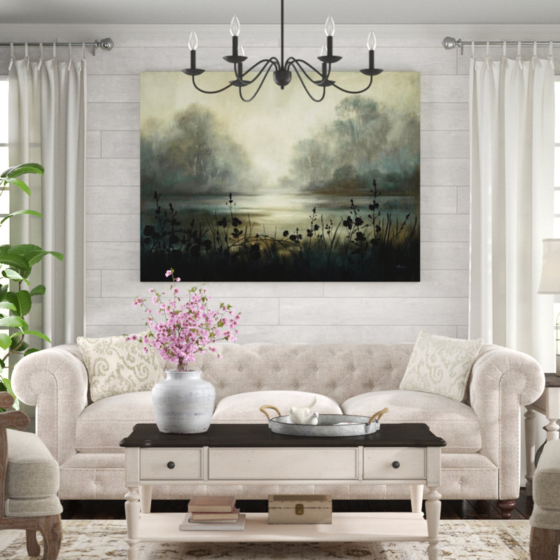 «Misty Morning» par Chelsea Art Studio - impression, H 45 po x l 60 po, Extérieur