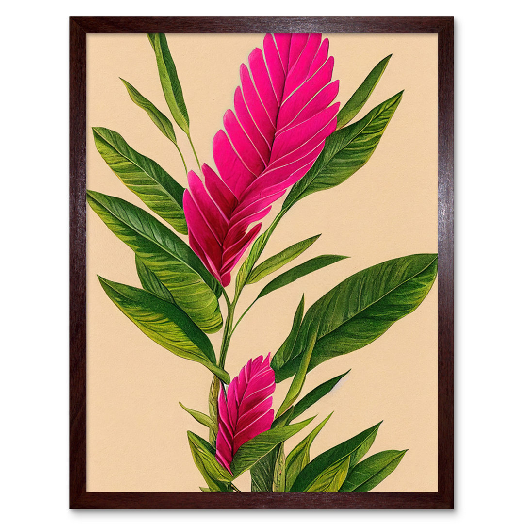 Tropical Hawaiian Botanical Exotic Floral - Print