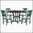 Modern Artificial Stone Black Straight Edge Dining Table With Dark Grey Metal Legs, Seats 6 People, Perfect For Contemporary Spaces-2037644186-2037644187