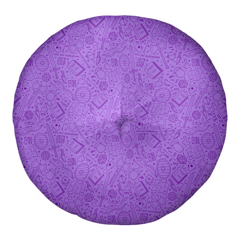 Coussin de sol Katelyn Elizabeth, 26 po x 26 po, Mauve